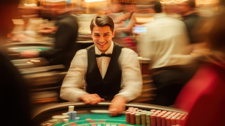 Permainan tema video Joker Gaming dengan grafis animasi